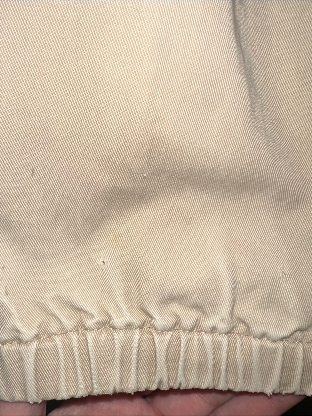 90’s Vintage Polo by Ralph Lauren Light Beige Zip-Up Harrington Jacket - Picture 8 of 8